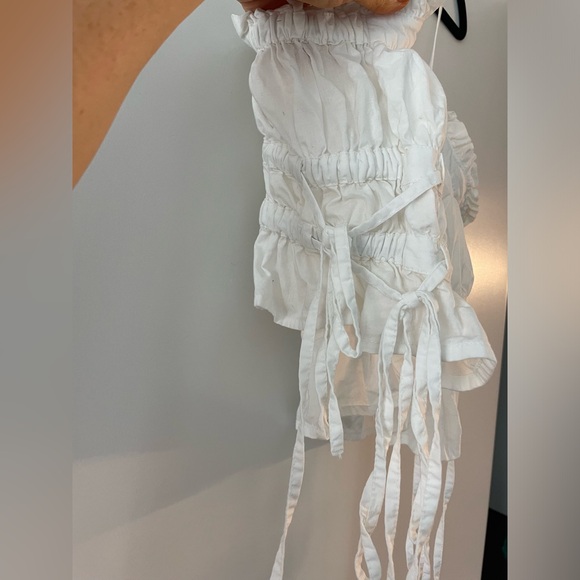 FREE PEOPLE shirred/ tied Gabby top - Picture 5 of 6